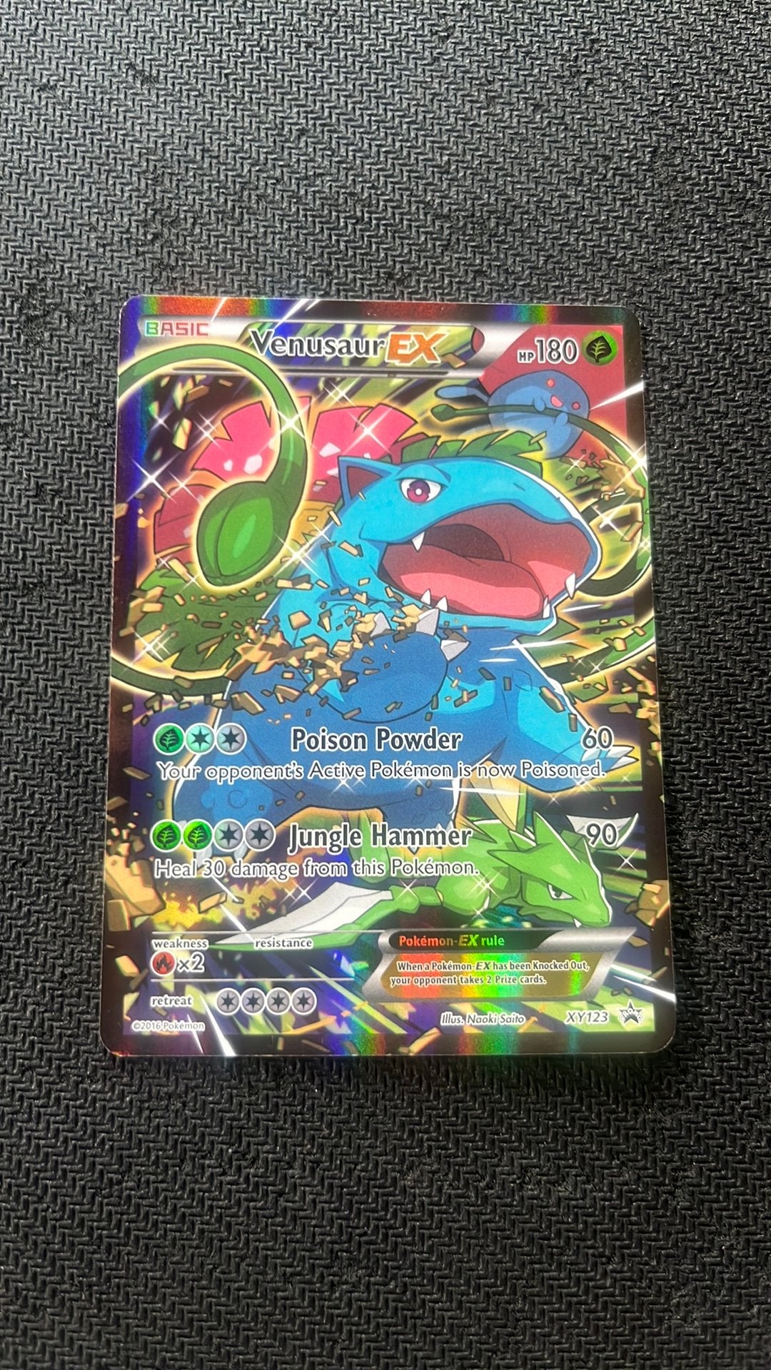 Venusaur Ex XY123 - Pokemon, Hobby en Vrije tijd, Verzamelkaartspellen | Pokémon, Ophalen of Verzenden, Zo goed als nieuw