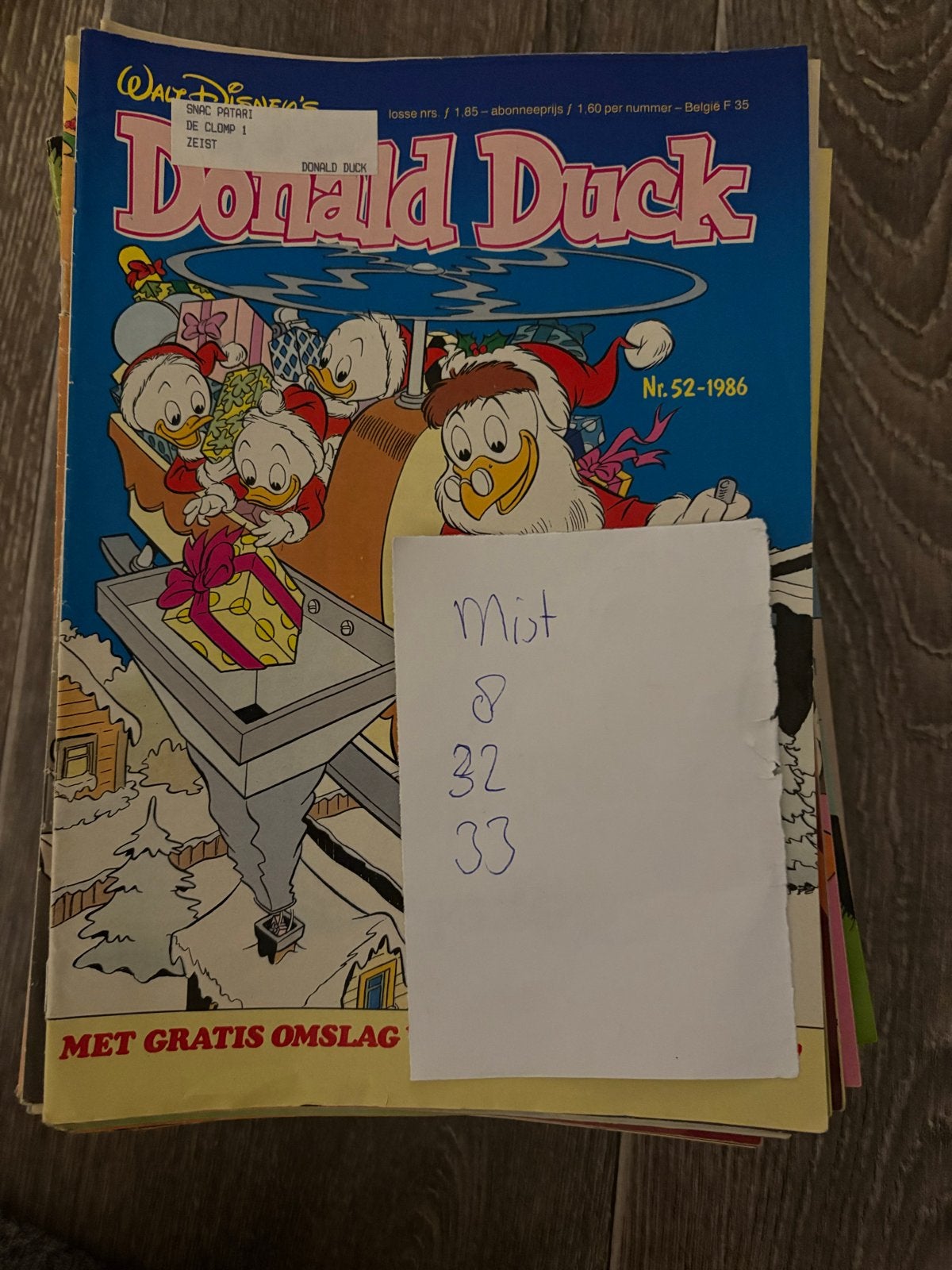 Donald Duck Weekblad 1986, Complete serie of reeks, Ophalen of Verzenden, Gelezen