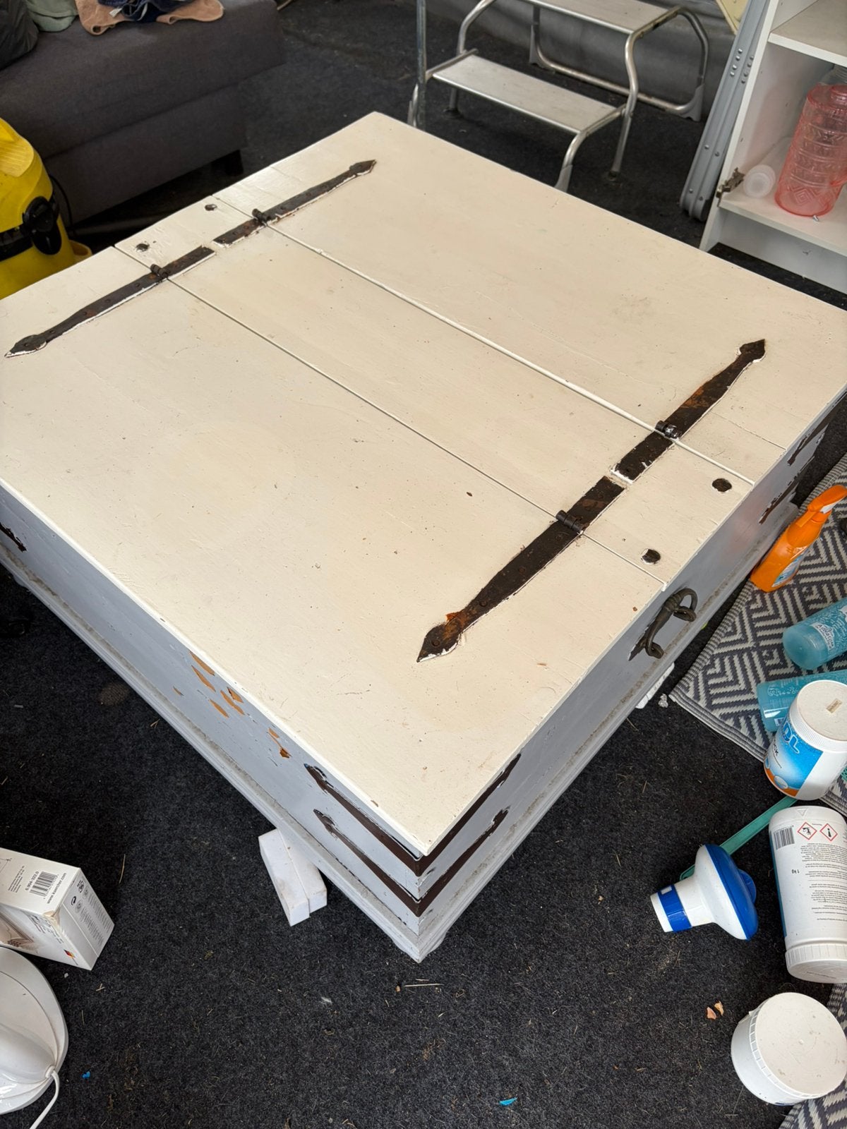 Gratis-Vierkante dressoir met opbergruimte, Ophalen, Gebruikt, 25 tot 50 cm, 100 tot 150 cm