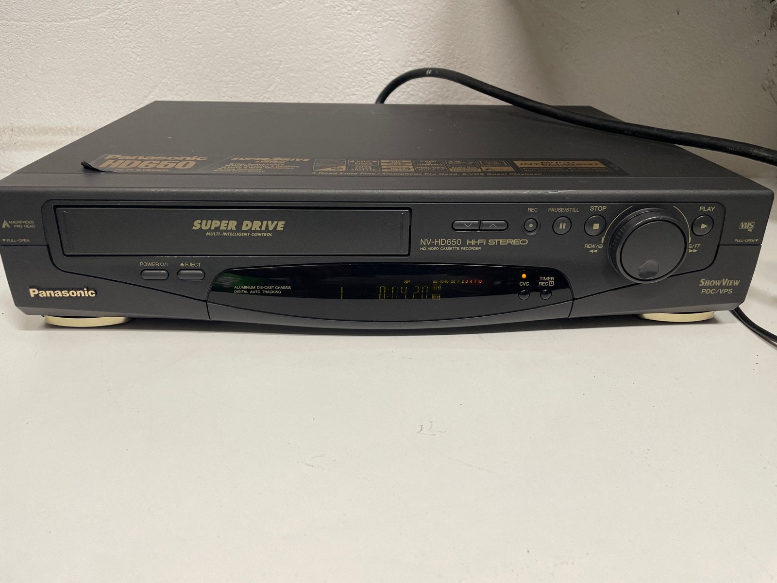 Panasonic NV-HD650 Hi-Fi Stereo VHS Videorecorder, Audio, Tv en Foto, Ophalen of Verzenden, Gebruikt, VHS-speler of -recorder