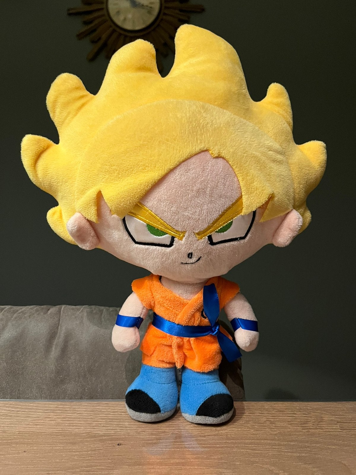 Gave knuffel Goku Super Saiyan Dragon Ball 37cm, Ophalen of Verzenden, Zo goed als nieuw, Overige typen
