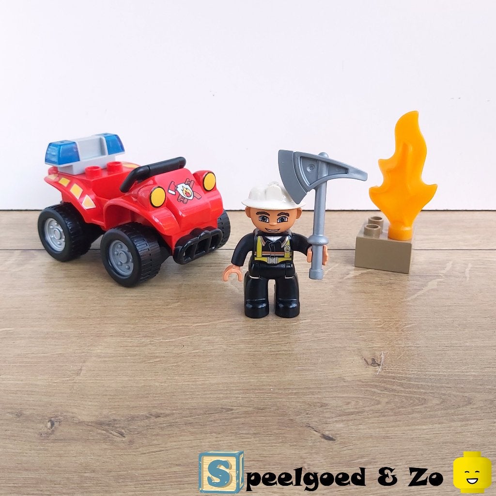🚒 ZGAN | Lego Duplo Brandweer Quad | compleet | 5603, City, Compleet, Ophalen of Verzenden, Zo goed als nieuw