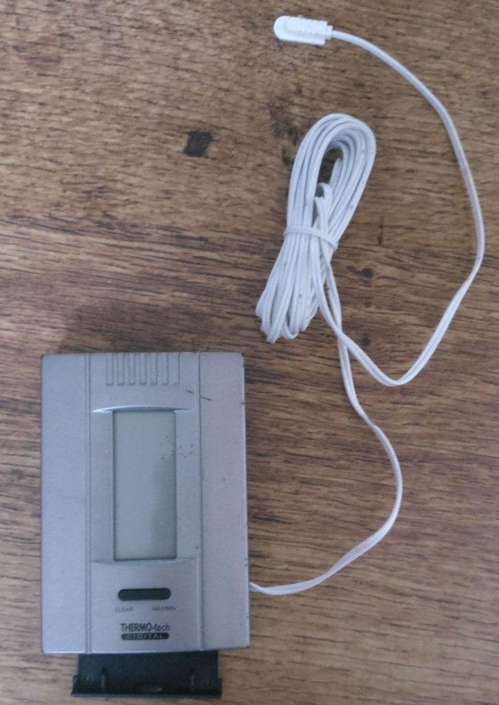 ThermoTech wand/tafel barometer digitaal, Ophalen of Verzenden, Zo goed als nieuw, Barometer