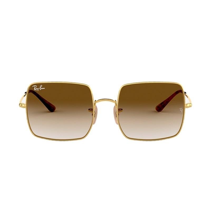 Ray-Ban Zonnebril Goudkleurig met Bruine Glazen, Zonnebril, Bruin, Ophalen of Verzenden, Zo goed als nieuw