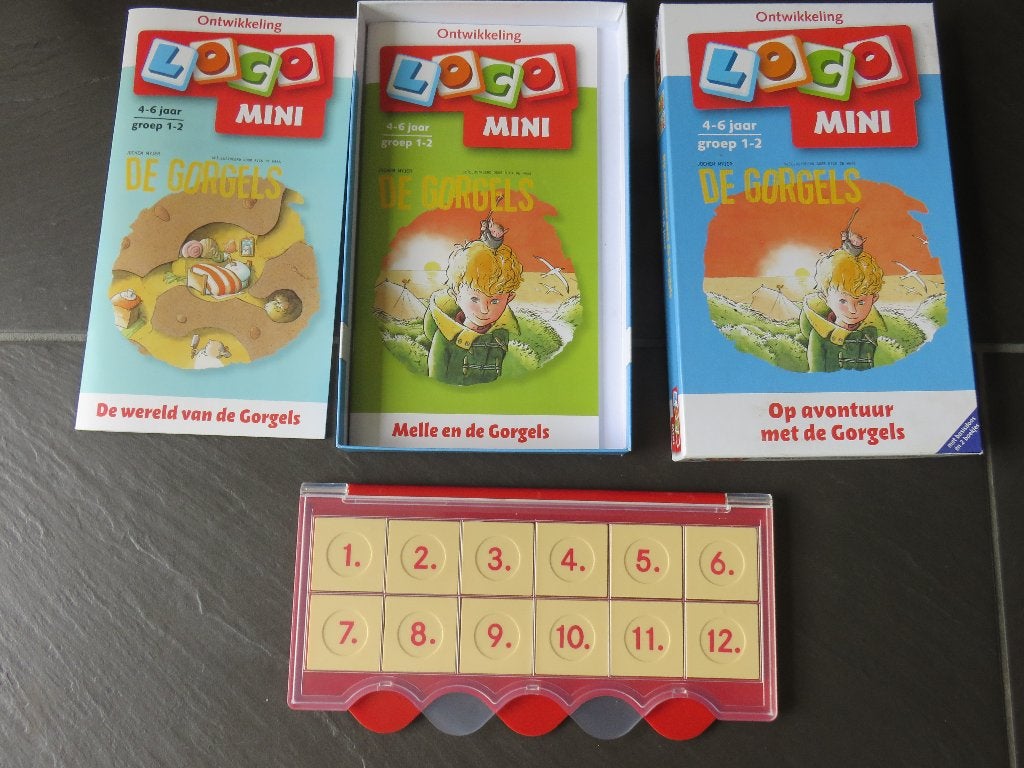Mini loco De gorgels Ontwikkeling 4-6 jaar., Ophalen of Verzenden, Zo goed als nieuw, Puzzelen