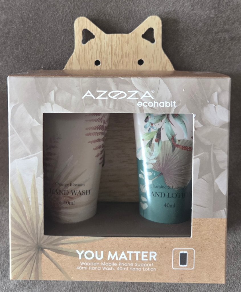 Cadeauset Azoza ecohabit, Verzenden, Zo goed als nieuw, Bad & Douche
