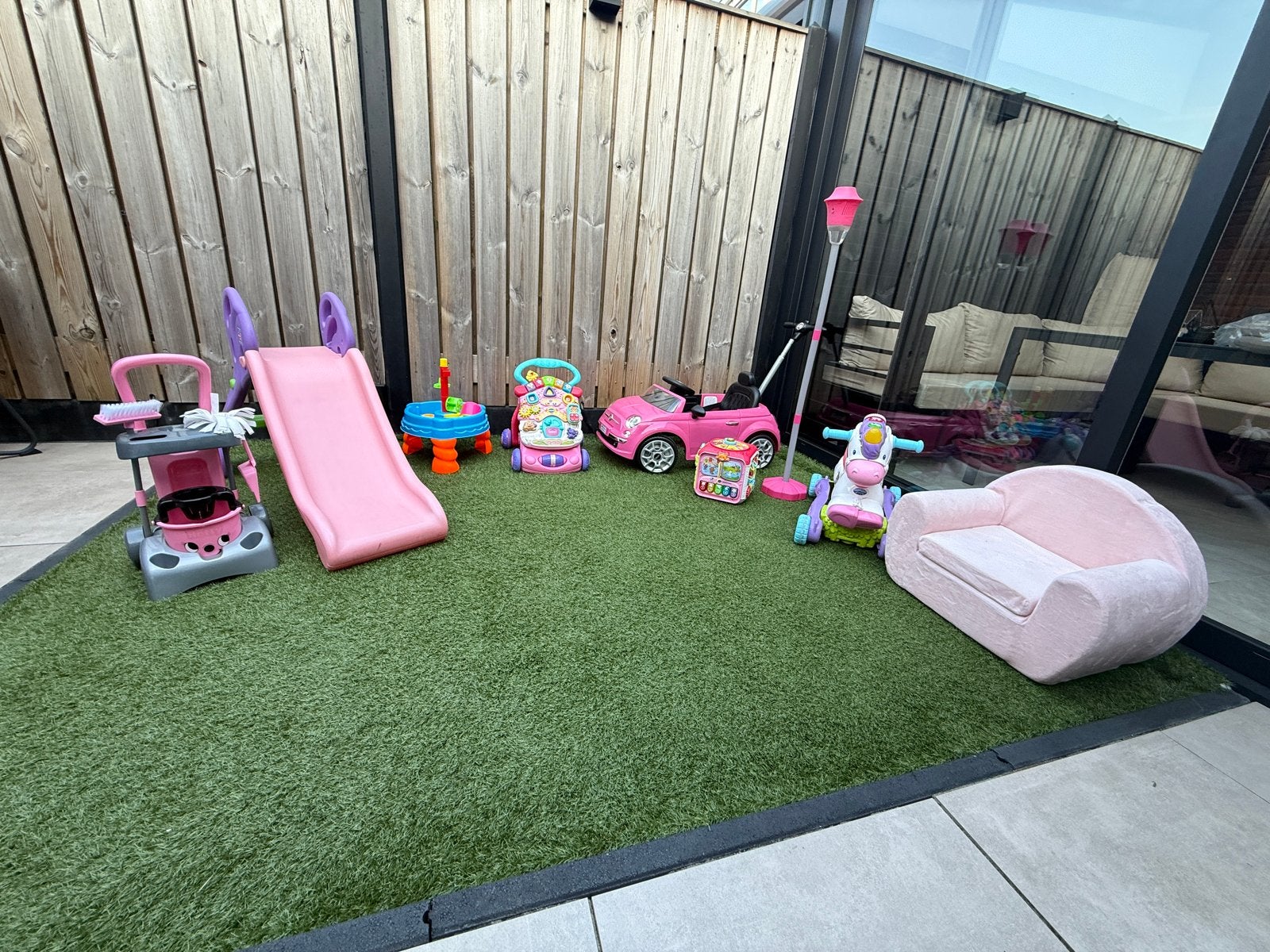 Grote set roze speelgoed voor meisjes, Kinderen en Baby's, Speelgoed | Overig, Ophalen, Gebruikt, Meisje