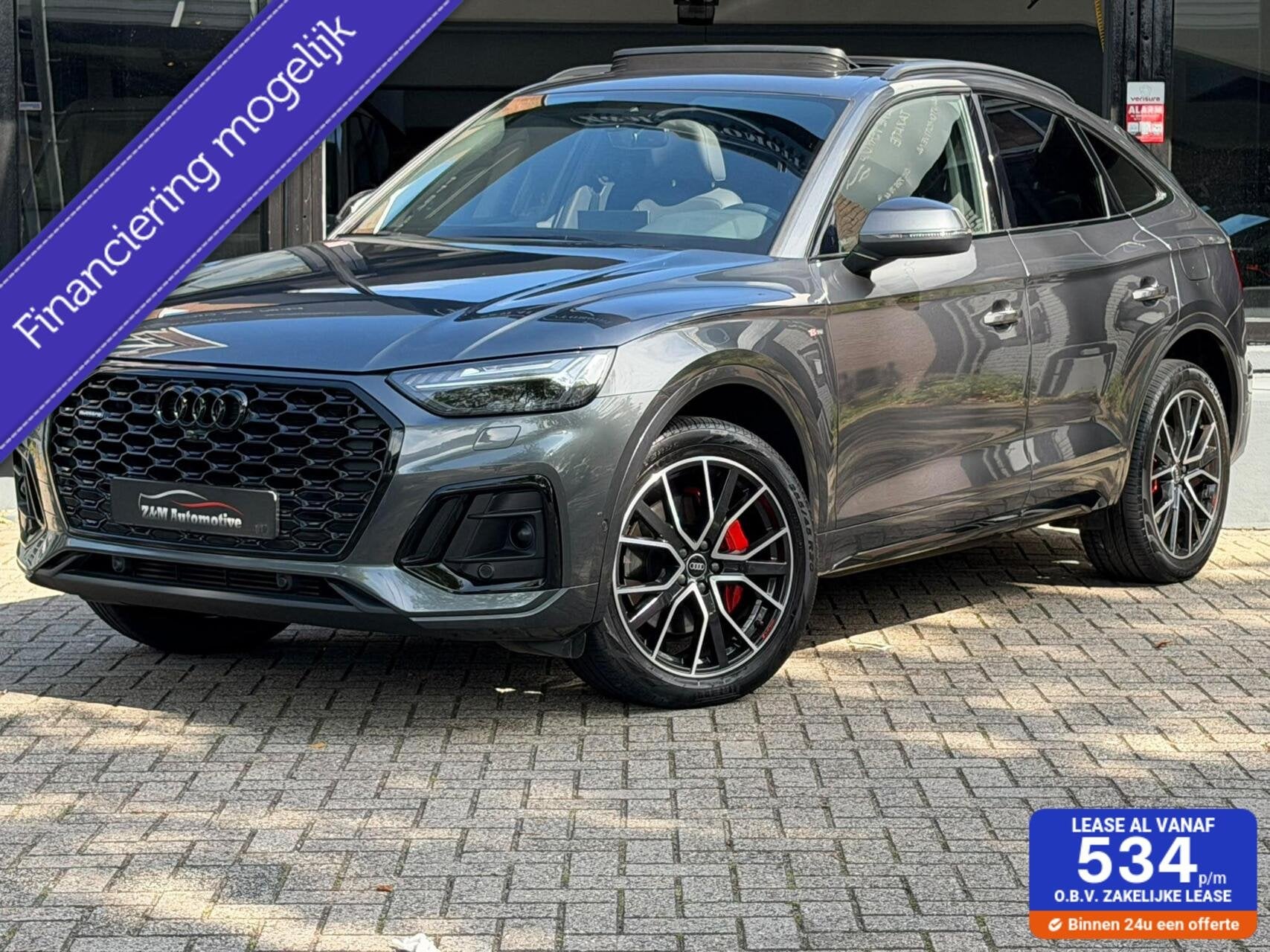 Audi Q5 Sportback 50 TFSI e S Line*Navi*Matrix*Pano*InclBTW*, Auto's, Automaat, Gebruikt, 4 cilinders, Leder