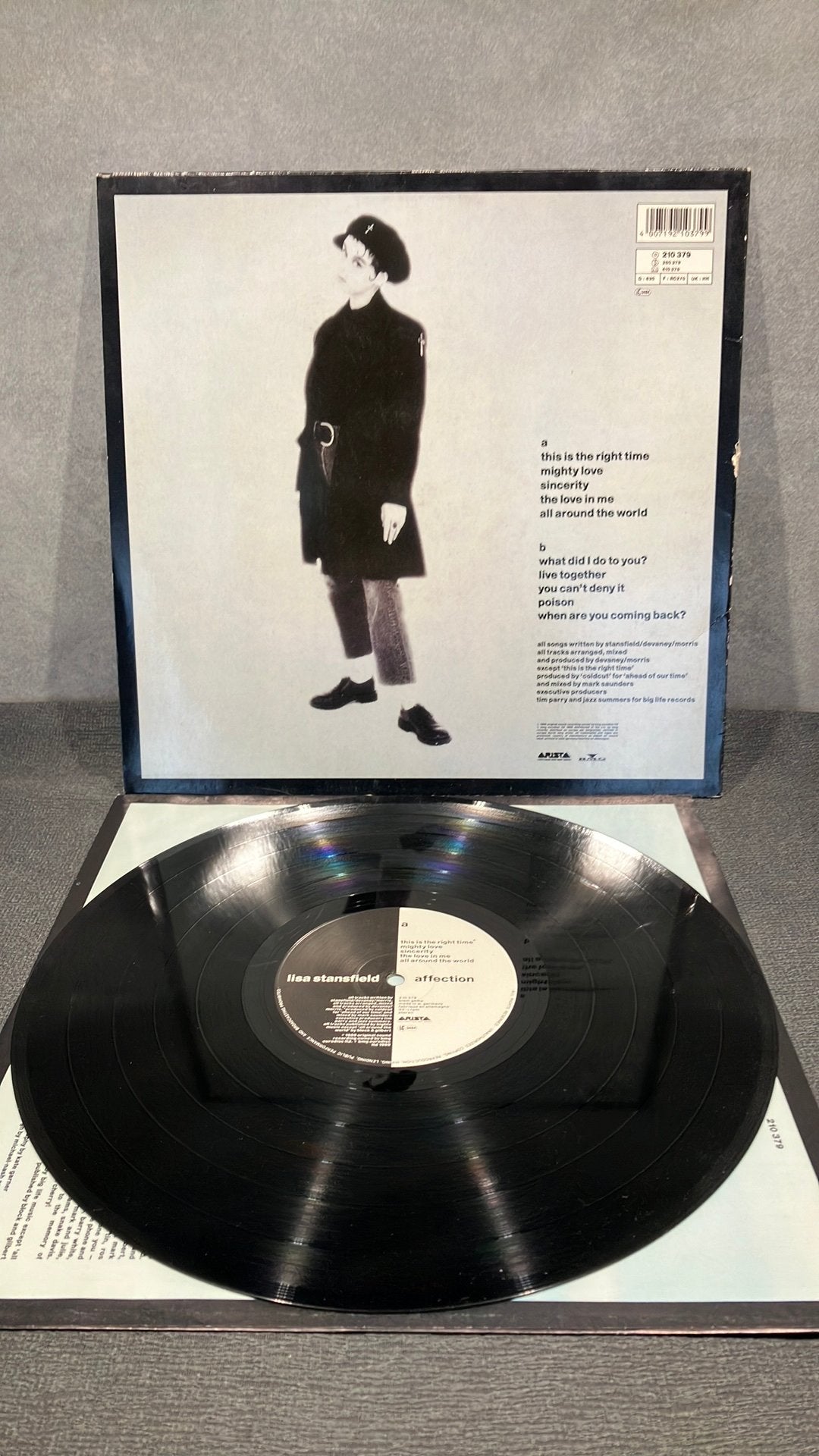Lisa Stansfield. — Affection, Cd's en Dvd's, Vinyl | Pop, Pop, Ophalen of Verzenden, Zo goed als nieuw, Inclusief binnenhoes