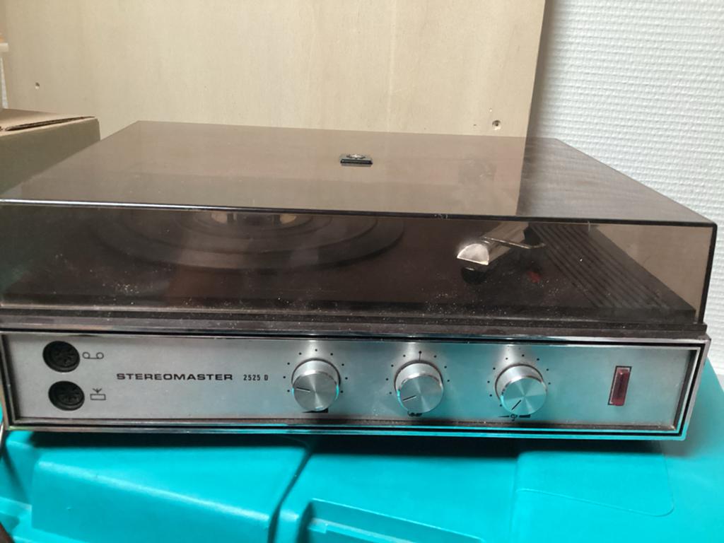 Vintage Stereomaster 2525 D Platenspeler Jaren '70, Ophalen of Verzenden, Gebruikt, Platenspeler, Overige merken
