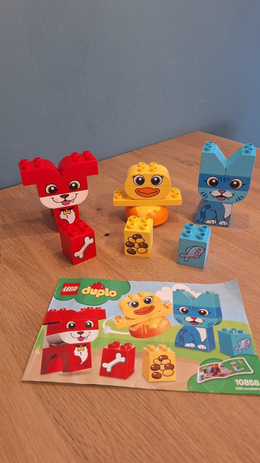 LEGO Duplo Mijn Eerste Dieren 10858, Gebruikt, Overige thema's, Compleet, Ophalen of Verzenden