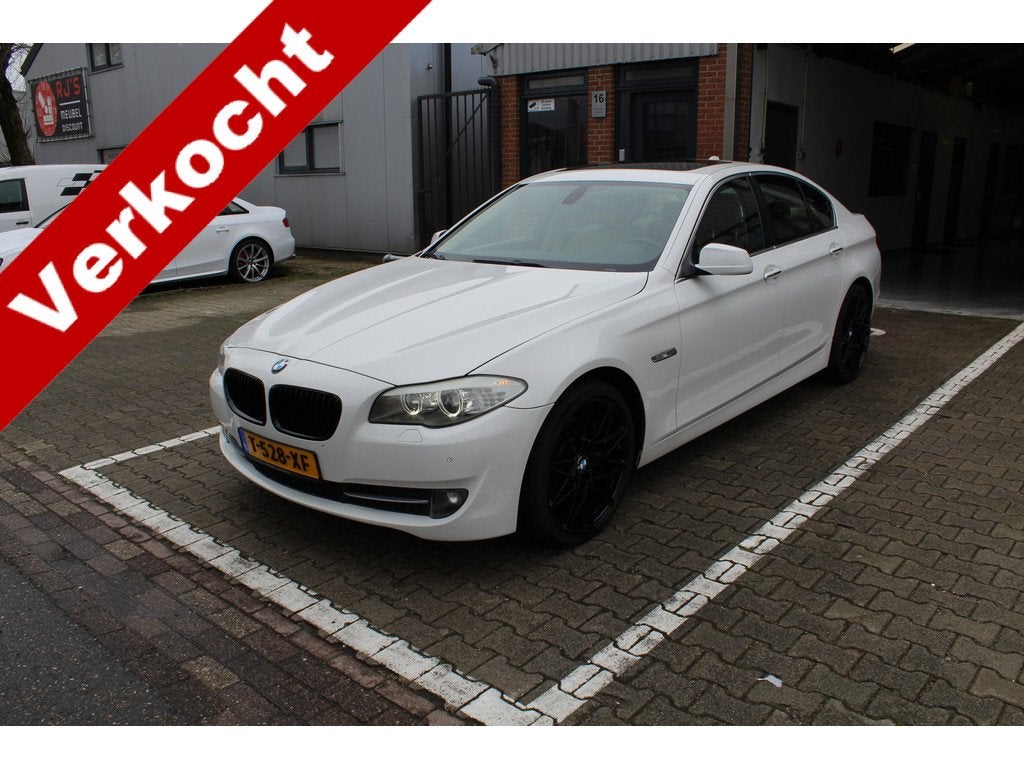 BMW 5 Serie 535i Pano | Memory | 20inch | Achteruit camera |, Automaat, Euro 5, Gebruikt, Beige