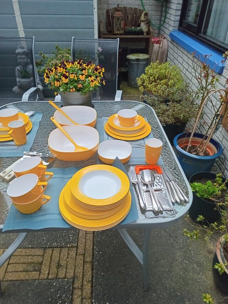 Mepal servies, Ophalen