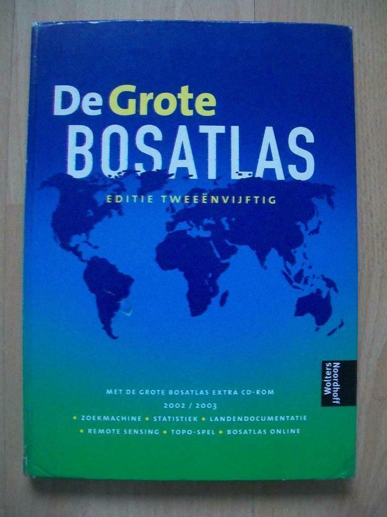 De Grote Bosatlas - editie 52 - 2002 / 2003 zonder cd-rom, Boeken, Bosatlas, 2000 tot heden, Ophalen of Verzenden, Zo goed als nieuw