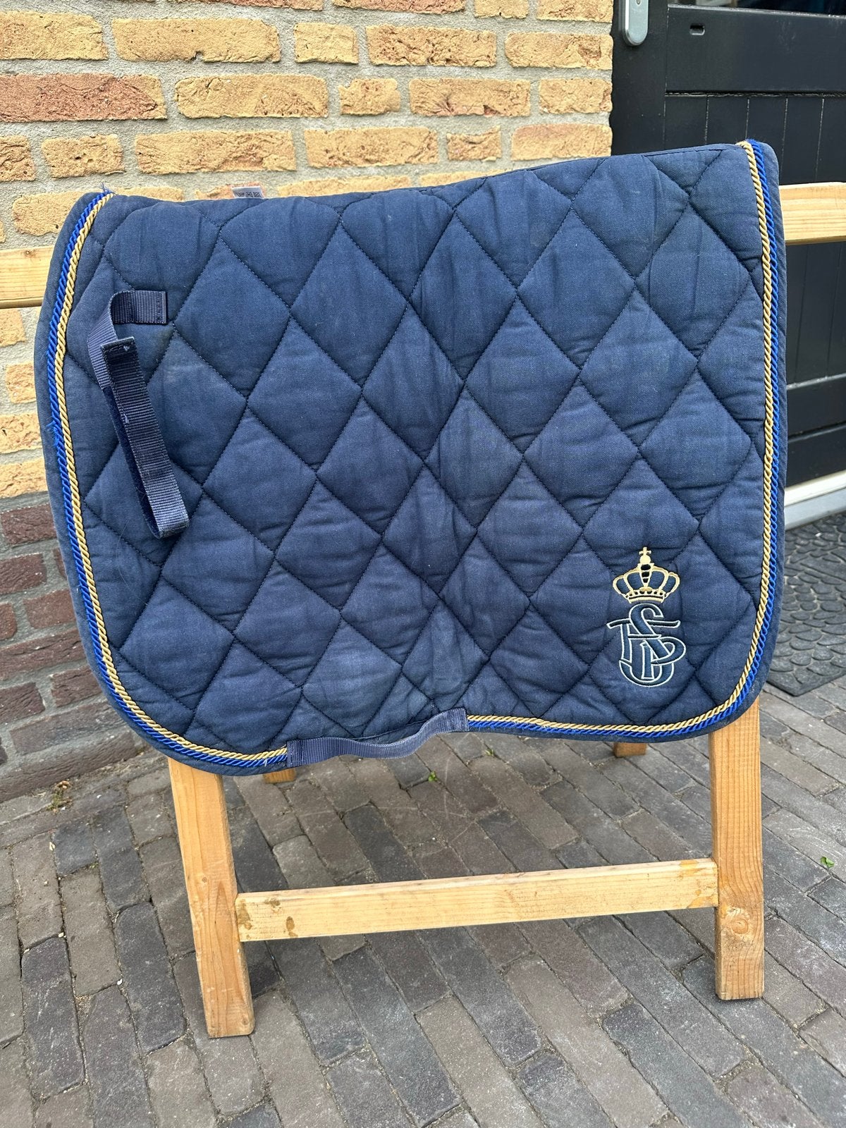Dressuur dekje pony, Dieren en Toebehoren, Gebruikt, Katoen, Schoftbescherming, Ophalen of Verzenden