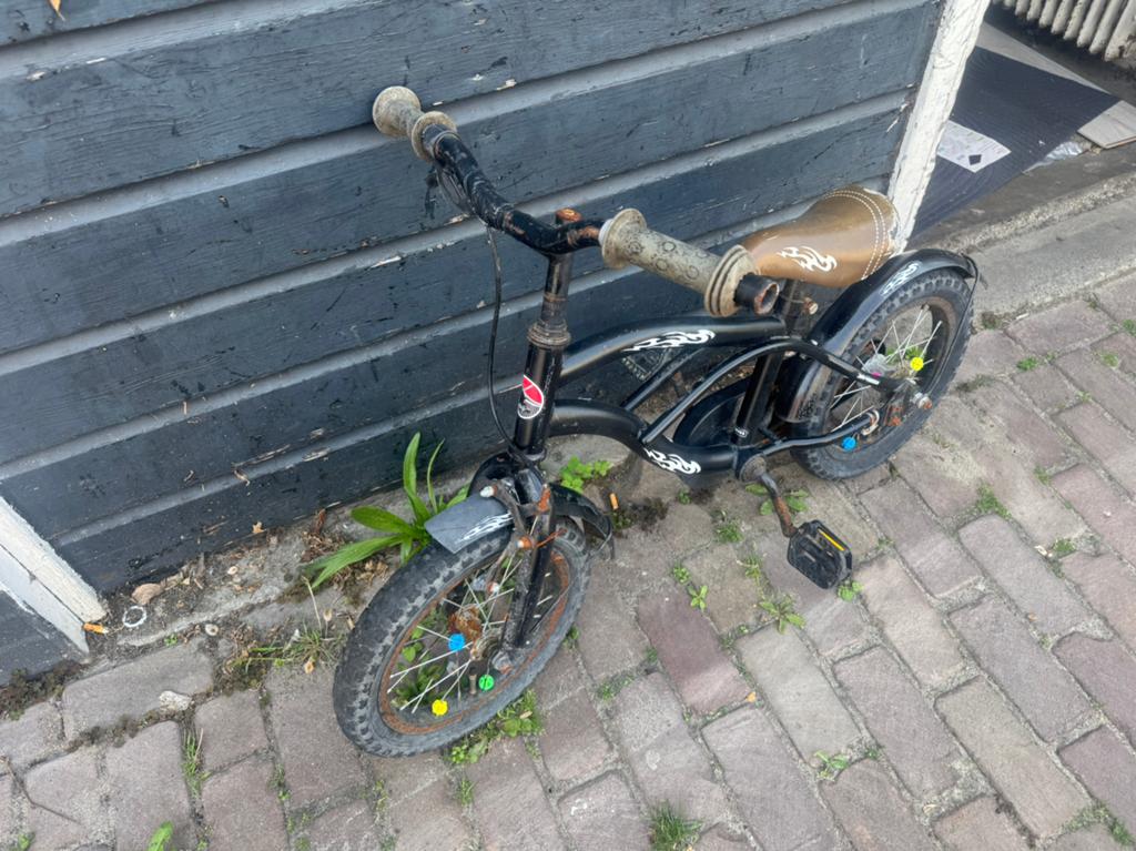 Kinderfiets 14 inch, Fietsen en Brommers, Fietsen | Kinderfietsjes, Ophalen of Verzenden, Zo goed als nieuw, Minder dan 16 inch