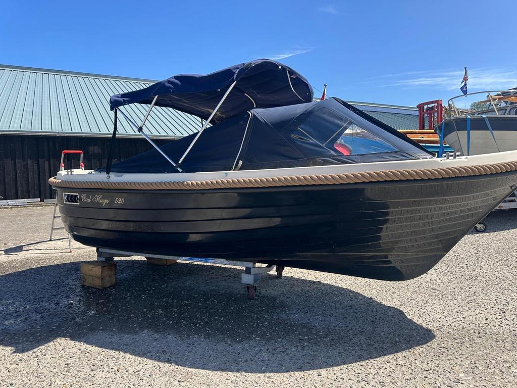 Nette sloep Oud Huijzer 520, Watersport en Boten, Ophalen, Tot 10 pk, Zo goed als nieuw, 3 tot 6 meter