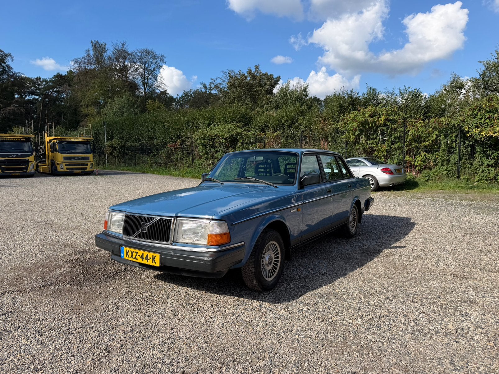 Volvo 240 1986 wegenbelastingvrij benzine, Auto's, 4 cilinders, Blauw, 2300 cc, 113 pk