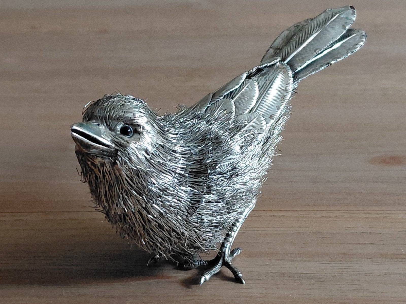 Italiaans 925 zilveren vogel, Antiek en Kunst, Ophalen of Verzenden, Zilver