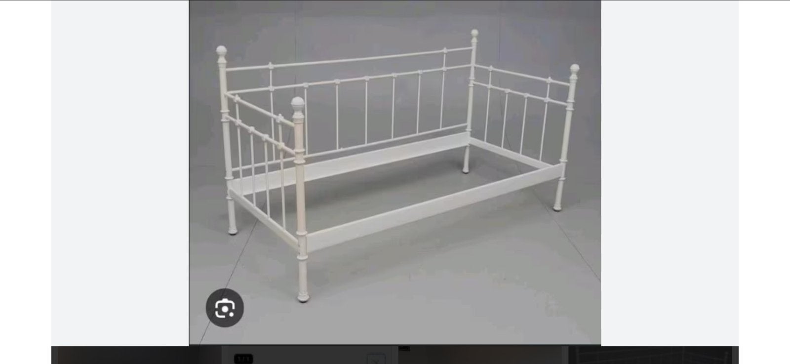 IKEA bed z.g.a.n. met Auping spiraalbodem en matras, Ophalen, Verstelbaar, 90 cm, Eenpersoons