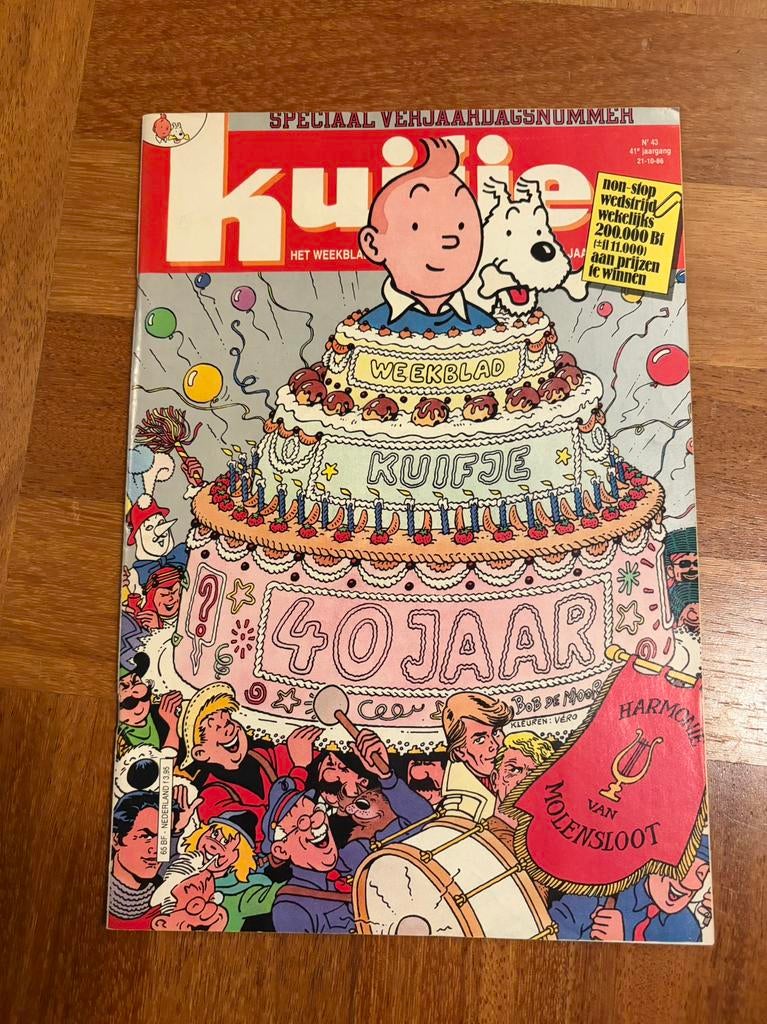 Speciaal verjaardagsnummer Kuifje 40 jaar, Eén comic, Ophalen of Verzenden, Zo goed als nieuw, Europa