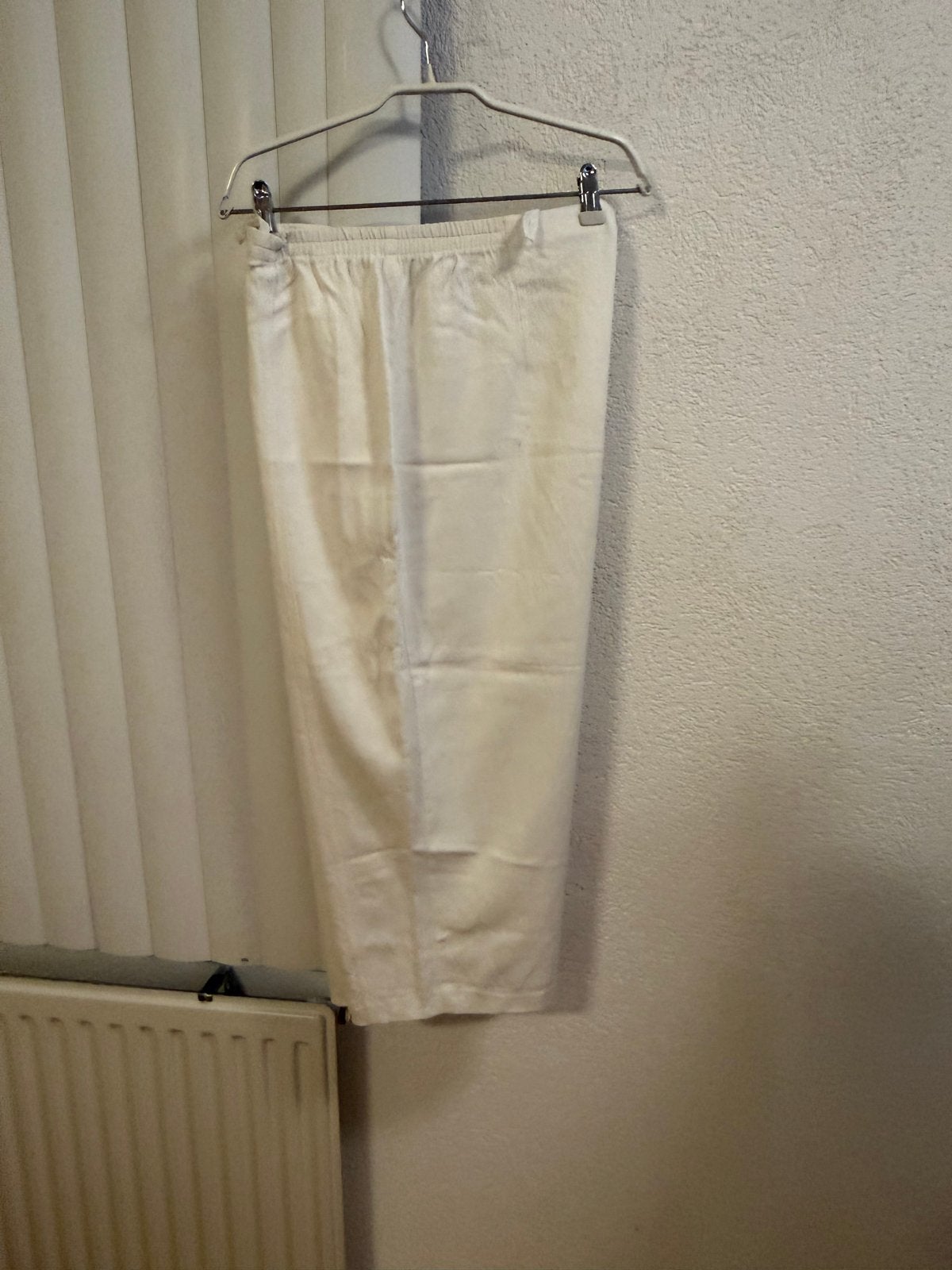 Ulla Popken Witte Bermuda Maat 50/52 Comfort Stretch, Ophalen of Verzenden, Zo goed als nieuw, Wit, Broek of Spijkerbroek