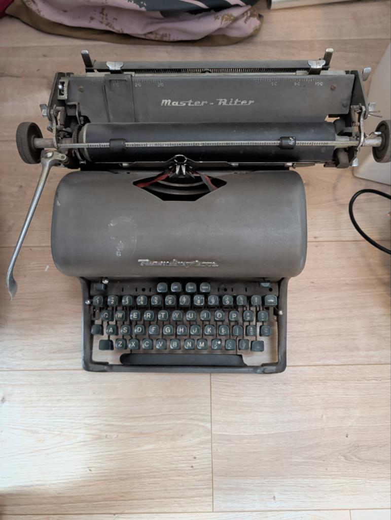 Remington typmachien, Ophalen, Gebruikt