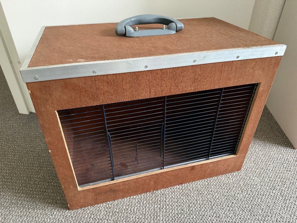Transportkist voor pluimvee, konijnen, etc. (54x32,5x41 cm), Ophalen of Verzenden, Gebruikt, Kippenhok of Kippenren