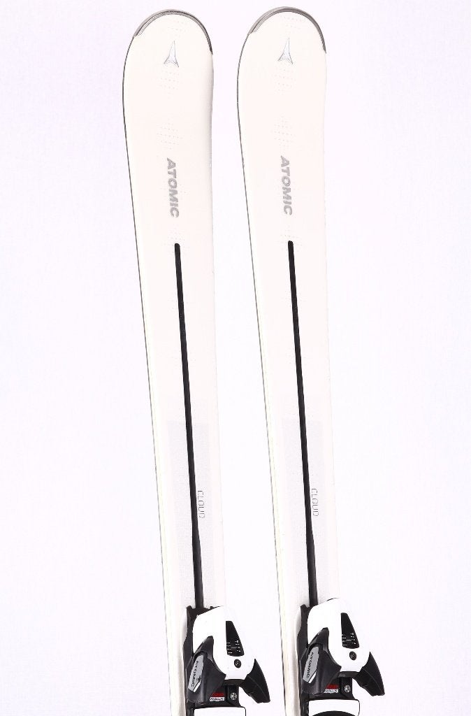 168 dames ski's ATOMIC CLOUD WB, white, grip walk, 140 tot 160 cm, Gebruikt, Verzenden, Carve