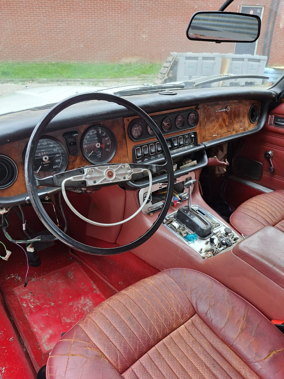 Jaguar XJ 6. 4.2 lpg | inruil mogelijk | Wit met rood int., foto 10