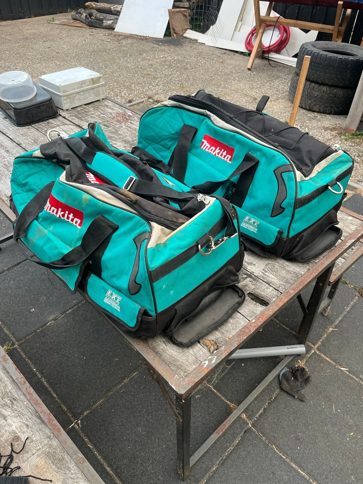 Makita gereedschapstassen op wielen (2 stuks), Doe-het-zelf en Verbouw, Gereedschap | Handgereedschap, Ophalen, Gebruikt, Gereedschapsopslag