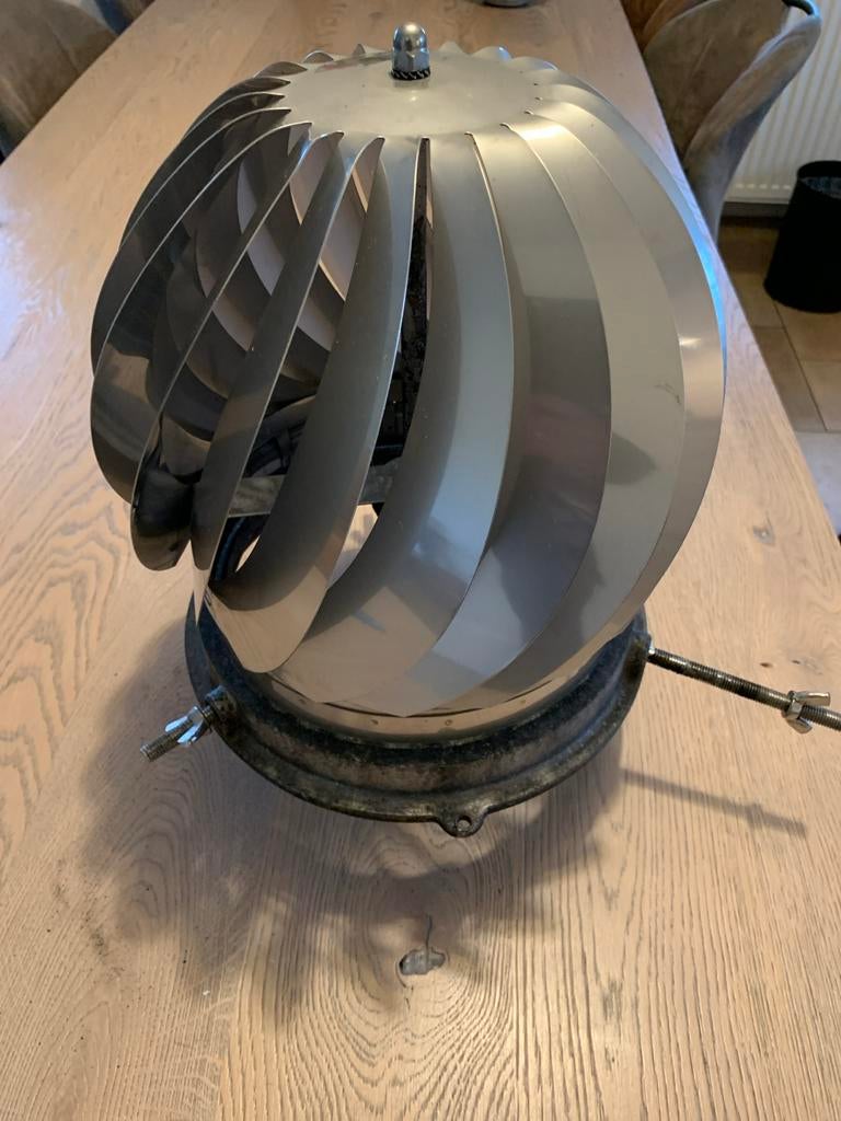 Rotorkap schoorsteen RVS, Ophalen of Verzenden, Gebruikt, Afzuiger