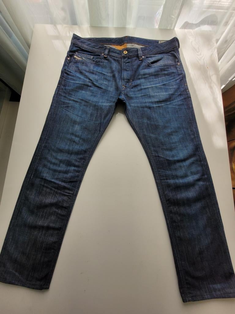 ZGAN CLASSIC DIESEL THAVAR SLIM SKINNY JEANS SIZE 36/30, Ophalen of Verzenden, Zo goed als nieuw, Blauw, W36 - W38 (confectie 52/54)