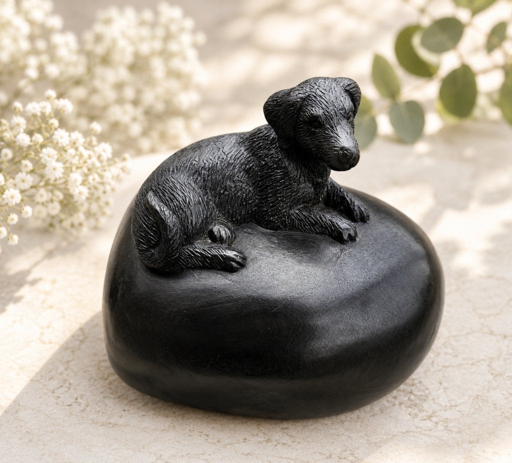 AS URN / URN/HART MET HOND /, Huis en tuin decoratie Marie, Nieuw, Info@huisentuindecoratiemarie.nl, Peize