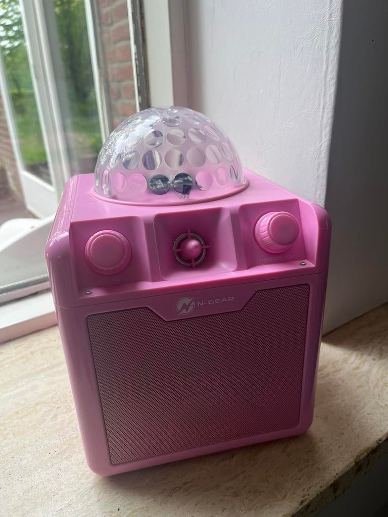 N-gear karaoke bluetooth muziek box, Ophalen, Gebruikt, Complete set