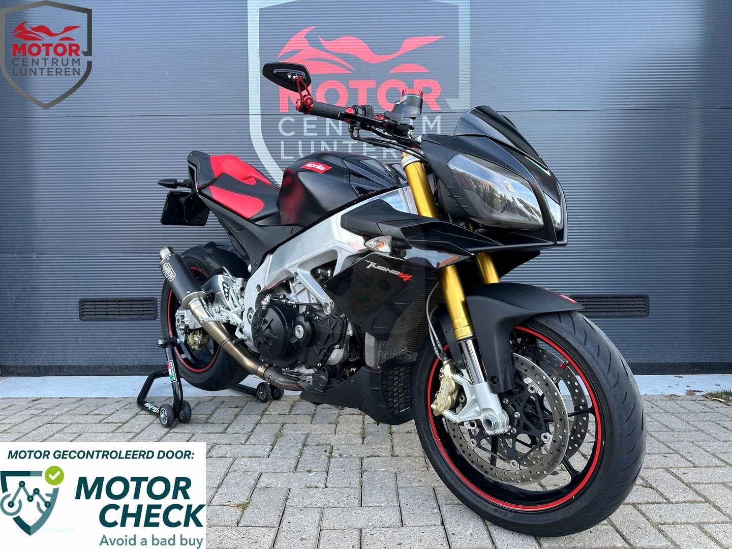 APRILIA Tuono V4-R (origineel NL\'se motor), 4 cilinders, Motorrijbewijs A, Bedrijf, Onbekend