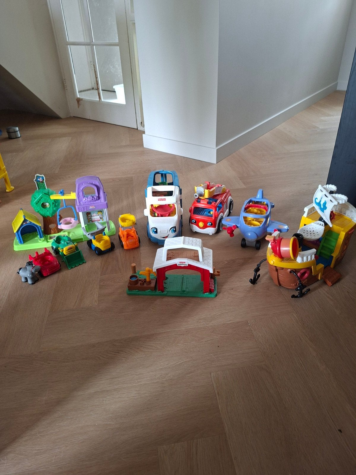 Grote set Fisher-Price Little People speelgoed, Ophalen, Gebruikt, Jongen of Meisje