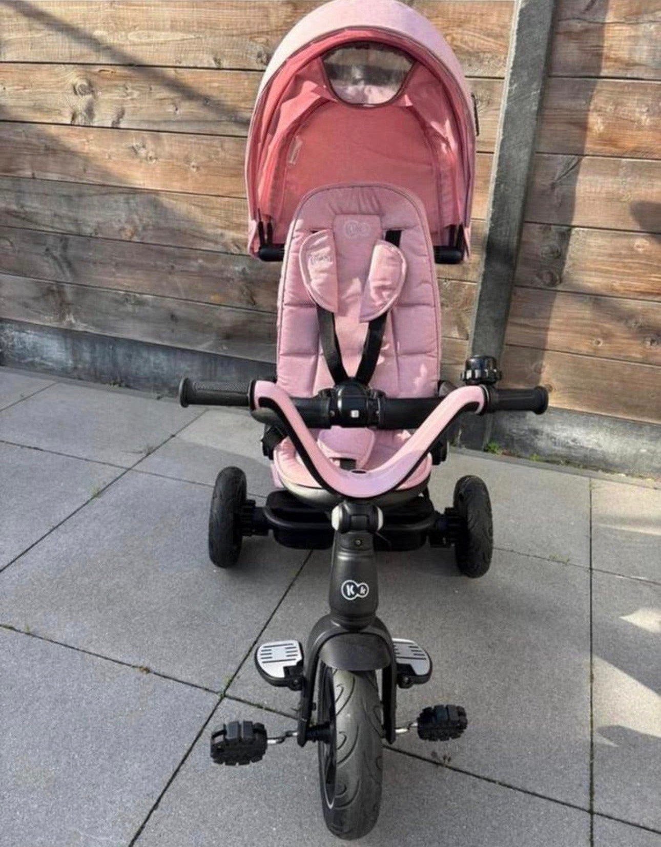 Kinderkraft 5in1 driewieler EASYTWIST, Kinderen en Baby's, Buggy's, Ophalen, Zo goed als nieuw, Verstelbare rugleuning