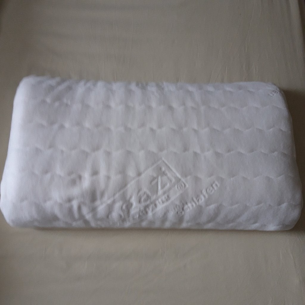 2 natuurlatex ergonomische hoofdkussens, Ophalen, Eenpersoons, Wit, Overige materialen
