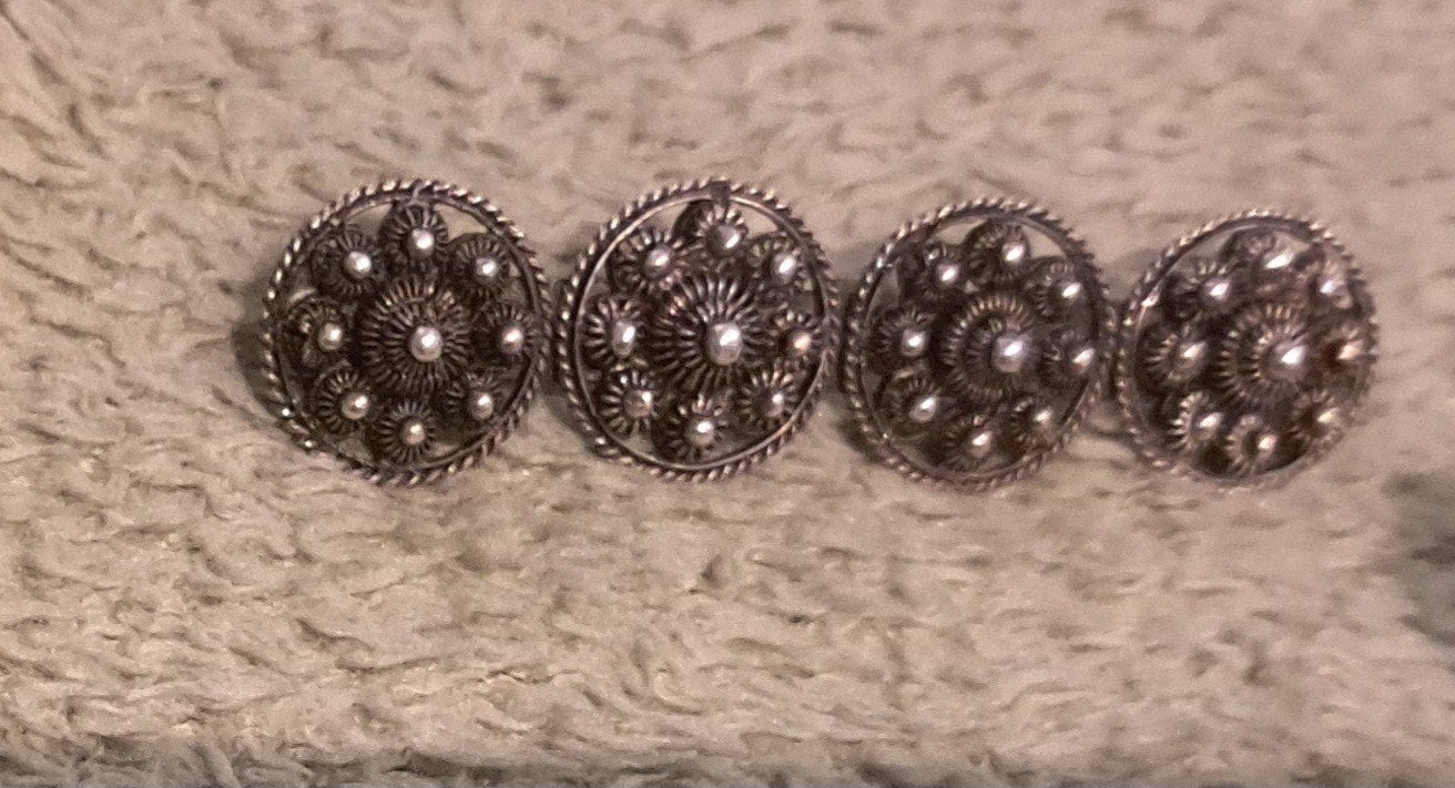 antiek zilveren Zeeuwse Knoop broche, Sieraden, Tassen en Uiterlijk, Ophalen of Verzenden, Zilver, Zilver