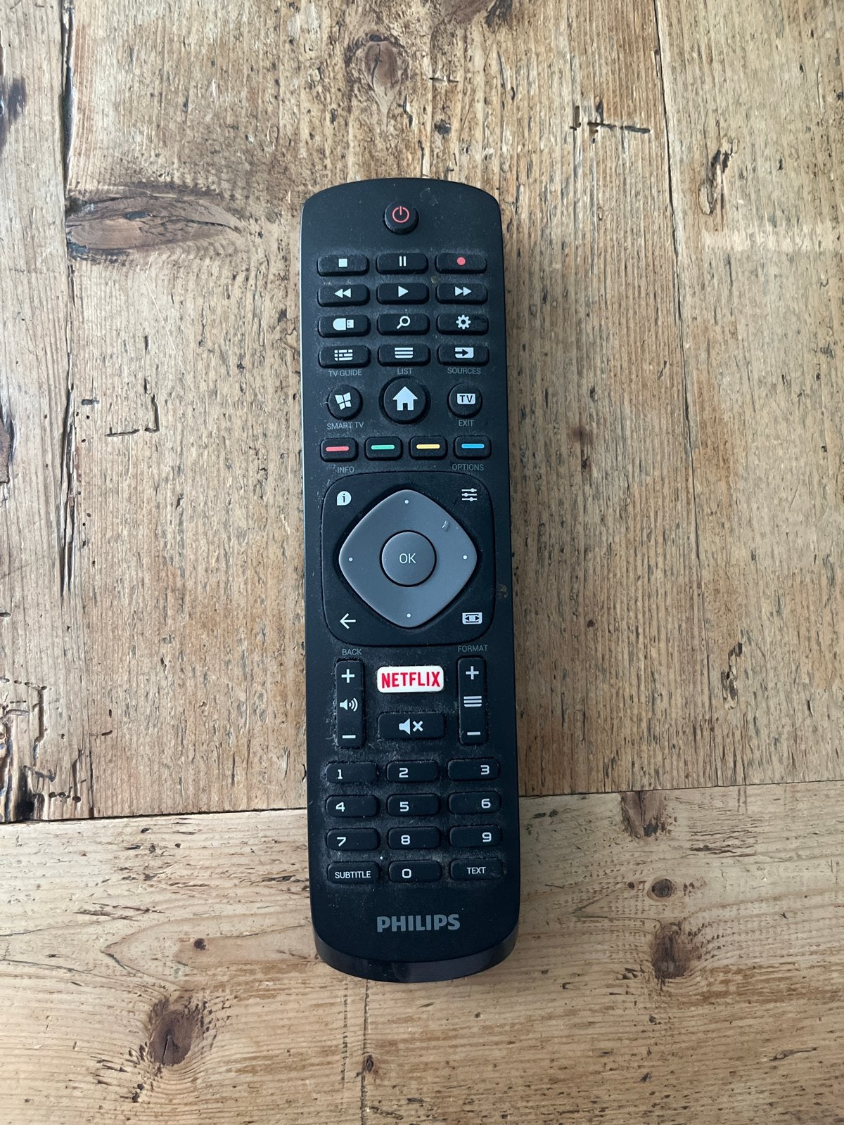 Philips afstandsbediening met Netflix-knop, Ophalen of Verzenden, Gebruikt, Origineel, Tv