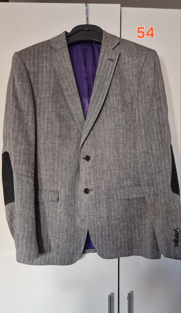 Thomas Henderson colbert met elleboogstukken, Kleding | Heren, Kostuums en Colberts, Maat 52/54 (L), Thomas Henderson, Ophalen of Verzenden