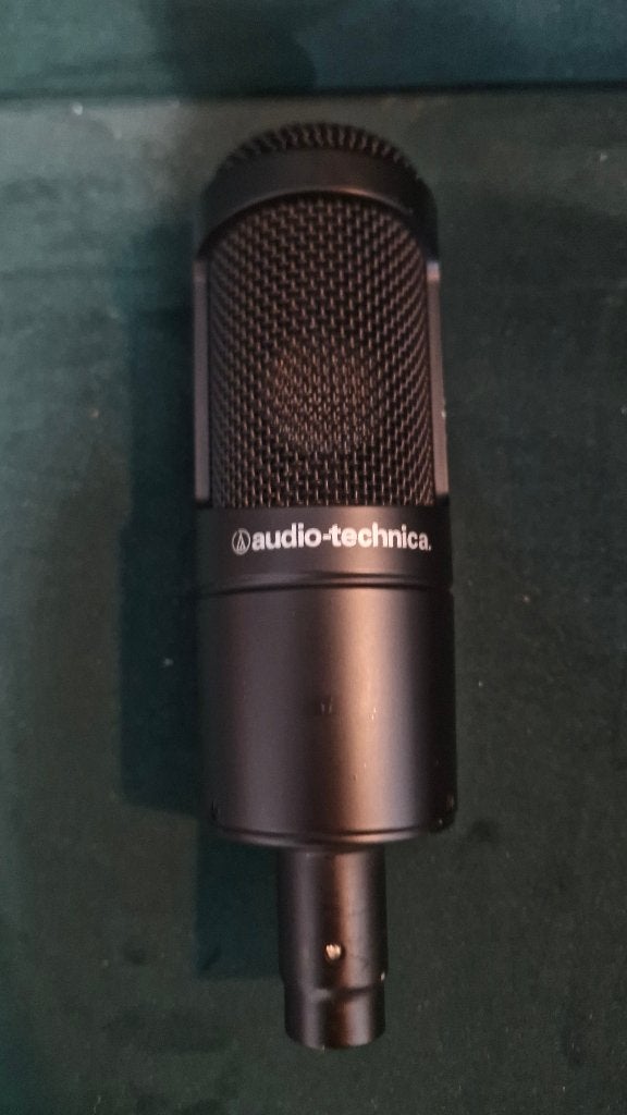 Audio Technica AT2035, Ophalen of Verzenden, Gebruikt, Studiomicrofoon