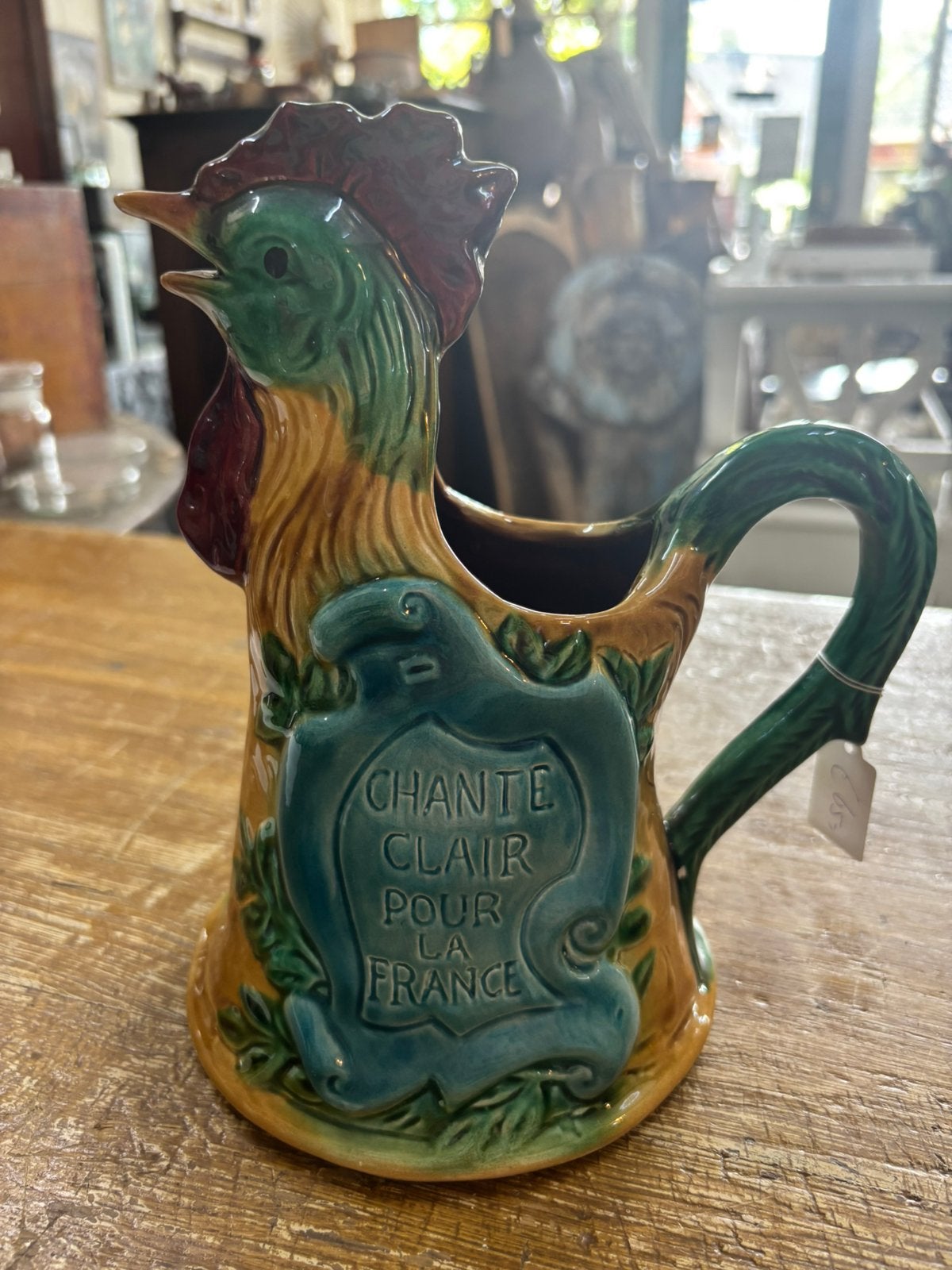 Franse waterkan haan carlotte antiek en Brocante, Ophalen of Verzenden