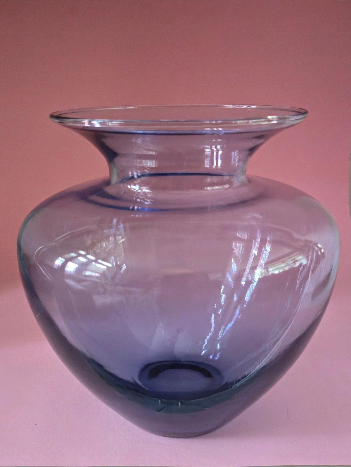 Leerdam design Vaas Blauw, Ophalen of Verzenden