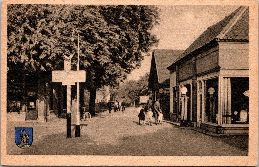 Nunspeet - 9 oude ansichtkaarten I, Verzamelen, Ansichtkaarten | Nederland, Verzenden, 1940 tot 1960, Ongelopen, Gelderland
