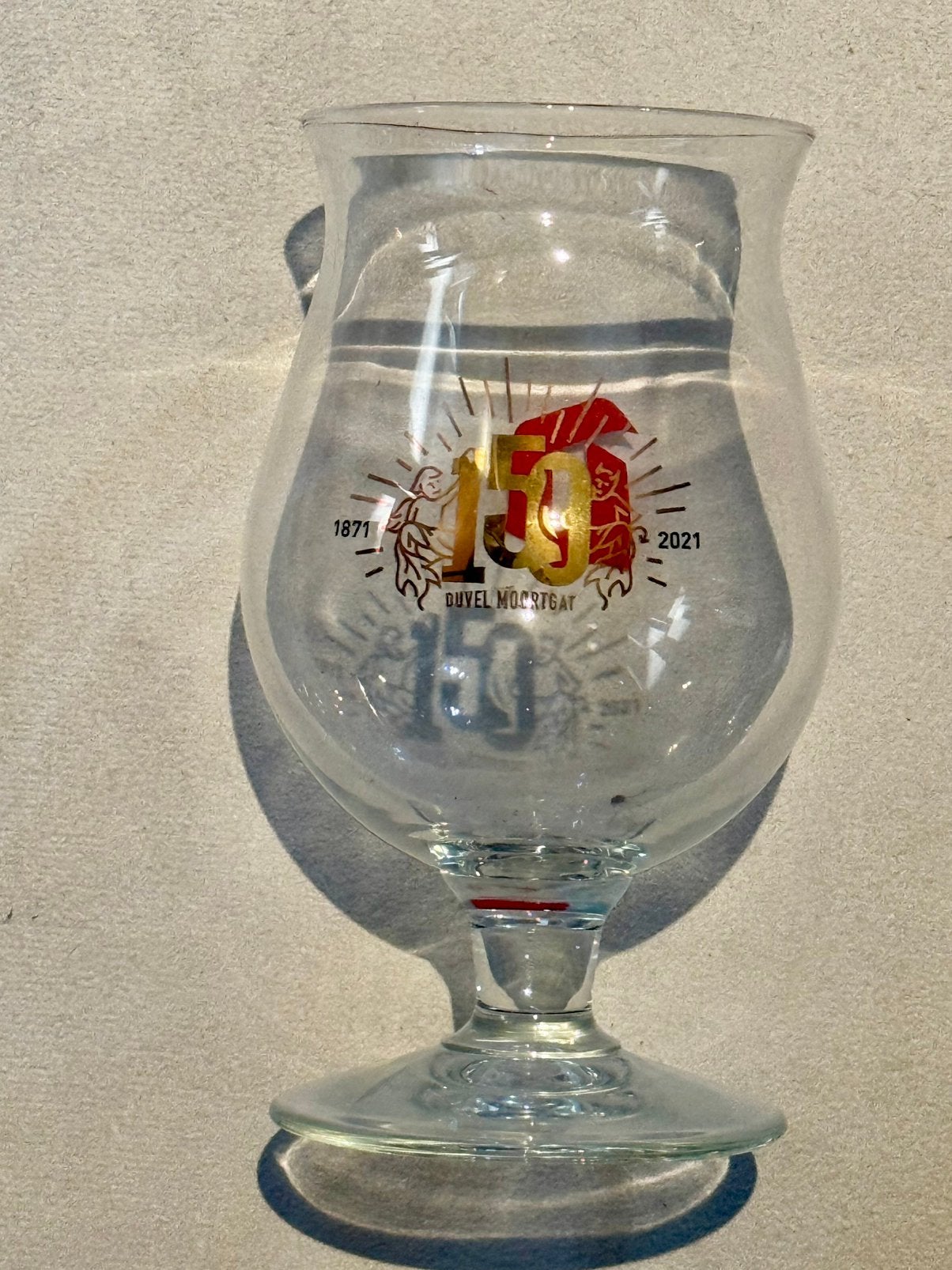 Duvel - ‘150 jaar Duvel’ (2021), Verzamelen, Ophalen of Verzenden, Zo goed als nieuw, Glas of Glazen, Duvel