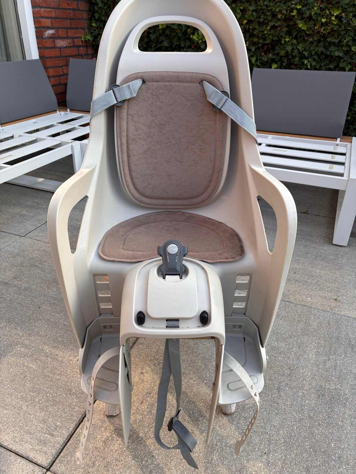 Polisport achterzitje voor fiets, Ophalen, Achterzitje, 9 t/m 18 kg, Gebruikt