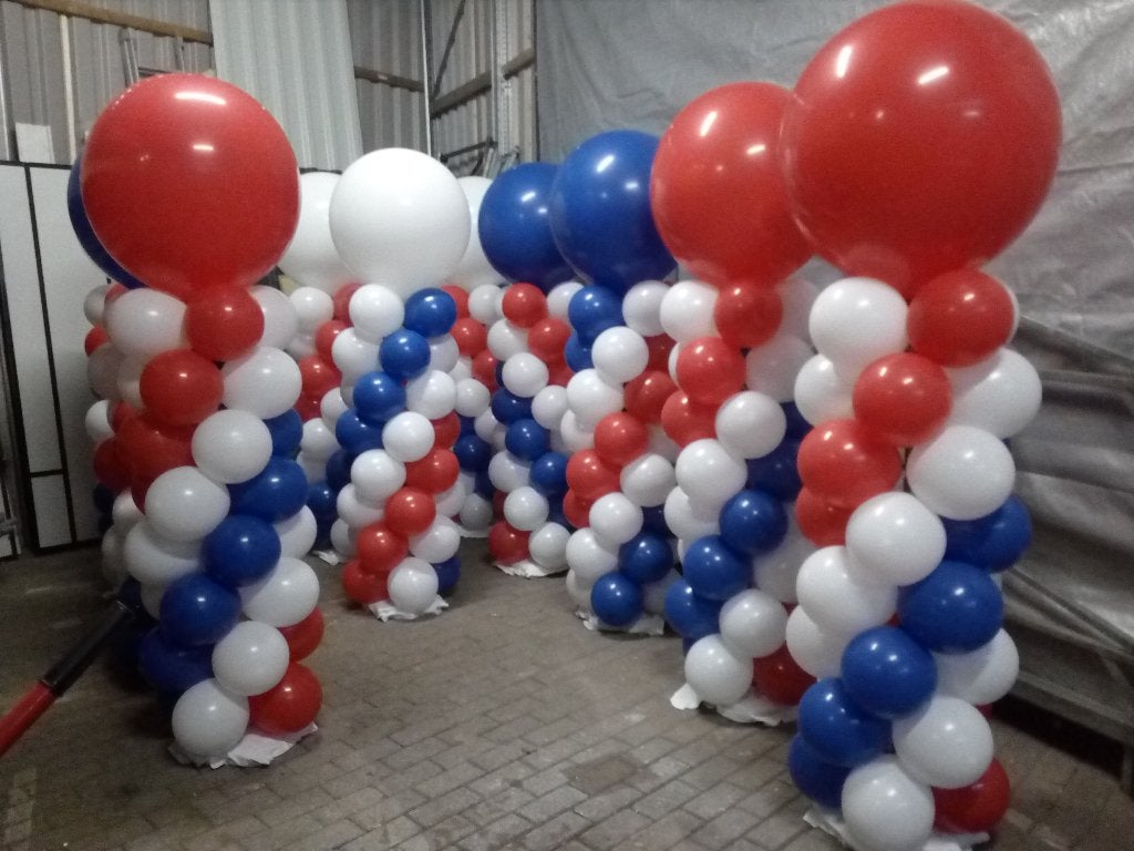 Ballon Decoratie Tilburg:  Actie 2 pilaren voor €55,-, Ophalen, Nieuw, Versiering, Geboorte of Huwelijk
