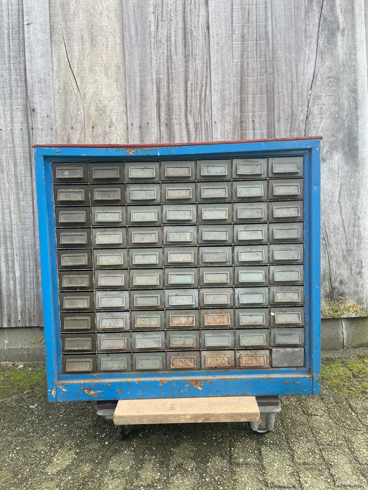 Industriële metalen ladekast te koop, Ophalen, Gebruikt, 5 laden of meer, Vintage